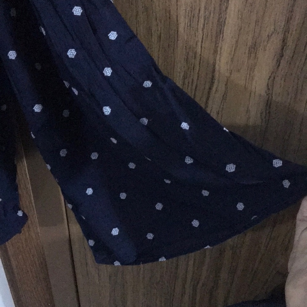 Loft | V Neck Bell Sleeve Blouse - Picture 2 of 3